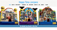 Desktop Screenshot of happytimejumpers.com